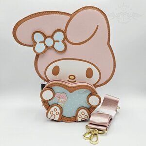 Sanrio Hello Kitty and Friends My Melody Heart Figural Crossbody Bag
